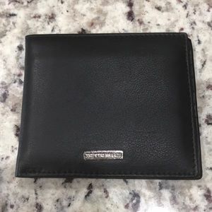 New in box men’s TRU TRUSSARDI leather wallet